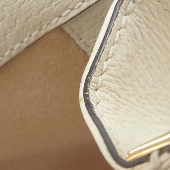 GUCCI White Leather Shoulder Bag - Picture 10 of 16